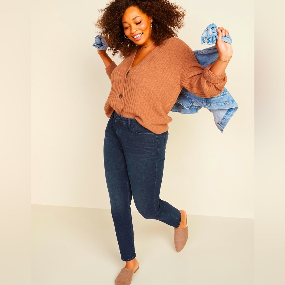 High rise rock star super skinny jeans
